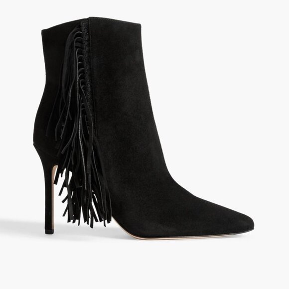 VERONICA BEARD NYOMI FRINGED SUEDE BOOT 11 NEW - Picture 1 of 4